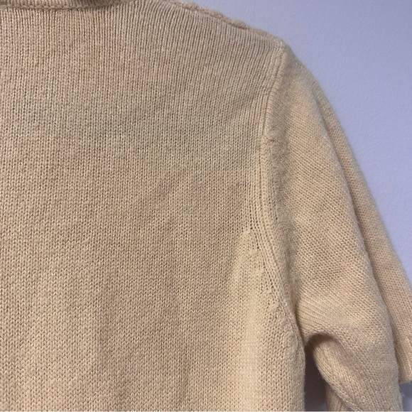 Hasting & Smith Knit Short Sleeve Sweater Yellow Mock Neck Women’s Size Large - Picture 14 of 15